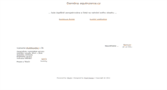 Desktop Screenshot of equiinzerce.cz